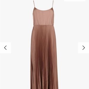 All Saints Andrea Accordion Maxi Dress